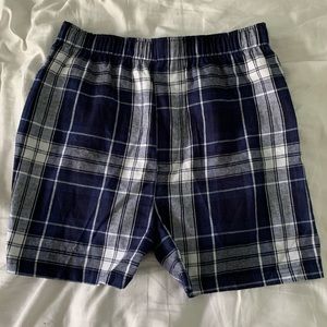 Blue and White Shorts